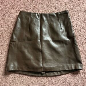 Abercrombie & Fitch Dark Brown Mini Skirt